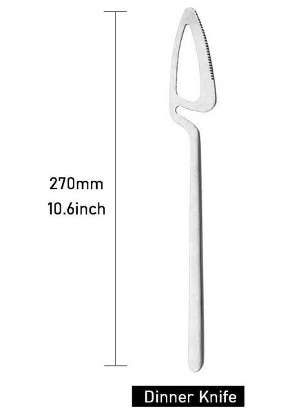 Gümüş Bıçak 1/4 Adet Sofra Seti Kaşık Çatal Bıçak Çatal Bıçak Takımları Mutfak Aracı Dondurma Tatlılar Çay Kahve Kullanımı Mutfak Yemek Takımı Siyah (Yurt Dışından)