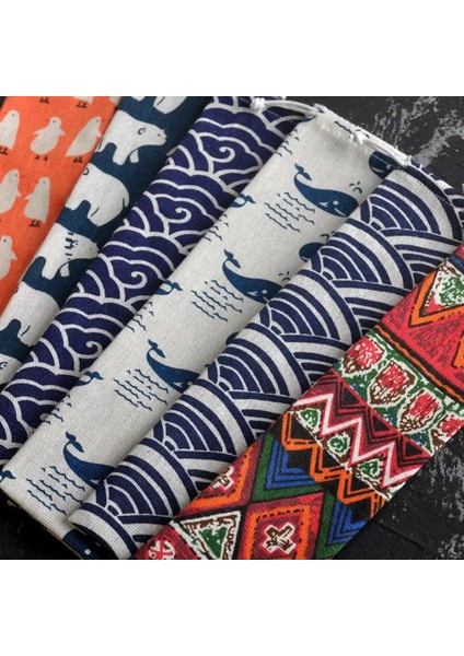 04 Taşınabilir Çatal Çanta Kumaş Keten Sofra Bıçak Çatal Kaşık Konteyner Balık Çizgili Baskı Japonya Tarzı Yemek Takımı Çanta Mutfak Için (Yurt Dışından) fiyatları