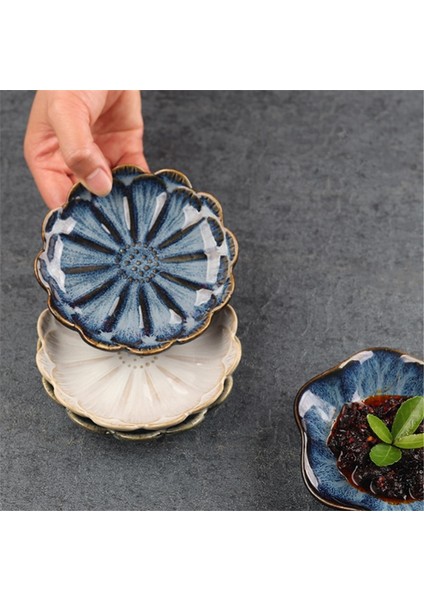 11XH2.5CM Baharat Sıcak Sos Tabağı Fincan Seramik Tabak Küçük Tabak Tabaklar Tereyağı Hardal Suşi Sirke Soya Yemekleri Mutfak Porselen Tabak (Yurt Dışından) indirimleri