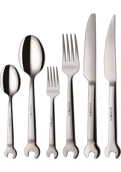 Masa Bıçağı Jishi 304 Paslanmaz Çelik Sofra Yaratıcı Anahtarı Paslanmaz Çelik Çatal Bıçak Takımı Çatal Siyah Altın Kaplama Çatal Bıçak Takımı Çatal Kaşık Hediye Seti (Yurt Dışından) modelleri