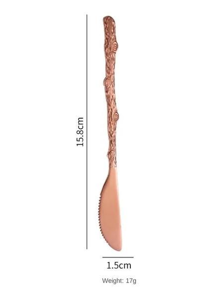 A06 1 Adet Paslanmaz Çelik Bıçak Çatal Vintage Sonbahar Ortası Ay Kek Bıçağı Çatal Tatlı Bıçağı Meyve Çatalı Mutfak Gereçleri Sofra (Yurt Dışından)