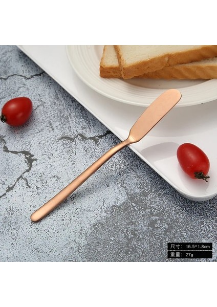 Stil 3 304 Paslanmaz Çelik Tereyağı Bıçağı Peynir Tatlı Reçel Bıçakları Krema Çatal Bıçak Takımı Marmelat Tost Ekmeği Bıçakları Tereyağı Serpme Makinesi (Yurt Dışından)