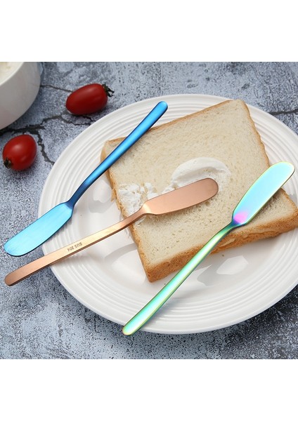 Stil 3 304 Paslanmaz Çelik Tereyağı Bıçağı Peynir Tatlı Reçel Bıçakları Krema Çatal Bıçak Takımı Marmelat Tost Ekmeği Bıçakları Tereyağı Serpme Makinesi (Yurt Dışından) modelleri