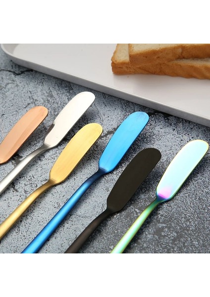 Stil 3 304 Paslanmaz Çelik Tereyağı Bıçağı Peynir Tatlı Reçel Bıçakları Krema Çatal Bıçak Takımı Marmelat Tost Ekmeği Bıçakları Tereyağı Serpme Makinesi (Yurt Dışından) fırsatları