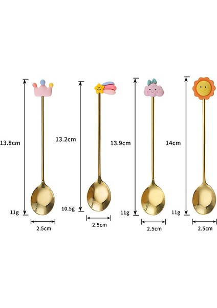 Yeşil 304 Paslanmaz Çelik Çatal Bıçak Kaşık Seti Çeşitli Karikatür Tatlı Kaşığı Kahve Karıştırma Kaşığı Dondurma Kaşığı Altın Çatal Bıçak Kaşık Seti (Yurt Dışından) indirimleri