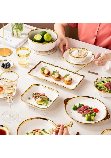 8 Inç Plaka 1 Adet Beyaz Seramik Tabak Phnom Penh Sofra Salata Çorba Kasesi Gıda Yemek Yemekleri Düğün Dekorasyon Yemek Takımı Ev Mutfak (Yurt Dışından) modelleri