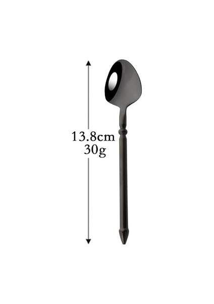 Siyah Çay Kaşığı Siyah 304 Paslanmaz Çelik Ayna Yemek Takımı Çatal Seti Aquaman Trident Çatal Batı Biftek Bıçağı Kaşık Sofra Takımı Seti Sofra Seti (Yurt Dışından)