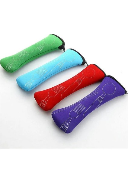 Kırmızı Taşınabilir Sofra Çantası Çatal Bıçak Takımı Çanta Yemek Konteyner Tutucu Seyahat Ambalaj Saklama Kutusu Yemek Takımı Piknik Çatal Kaşık Çantası (Yurt Dışından) modelleri