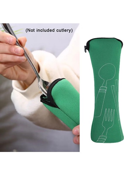 Mor Sadece Çanta 1 Pc Taşınabilir Sofra Çantası Fermuar Tipi Çatal Saklama Kutusu Seyahat Yemek Takımı Saklama Çantası Piknik Öğrencileri Çatal Kaşık Bıçak Kese (Yurt Dışından) modelleri