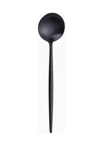 SWEETSPOON1PC Siyah Yemek Takımı Mat Siyah Çatal Bıçak Kaşık Seti Gümüş Seti 18/10 Paslanmaz Çelik Yemek Takımı Seti Kaşık Çatal ve Bıçaklar Dropship (Yurt Dışından)