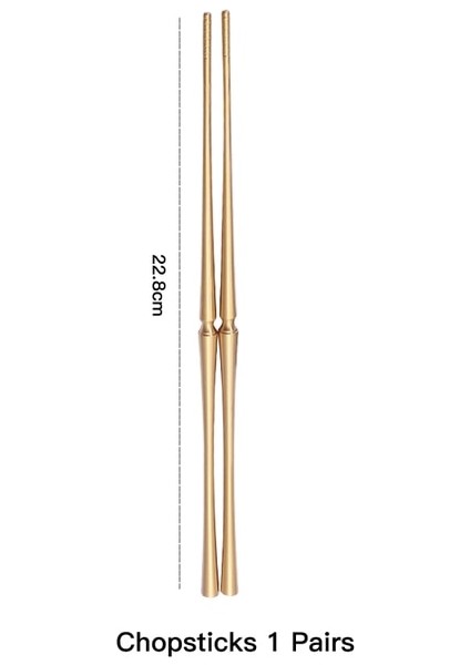 Chopsitcks Mat Altın 18/10 Paslanmaz Çelik Lüks Çatal Bıçak Takımı Yemek Takımı Sofra Bıçak Kaşık Çatal Çubuklarını Sofra Takımı Seti Bulaşık Makinesinde Yıkanabilir (Yurt Dışından)