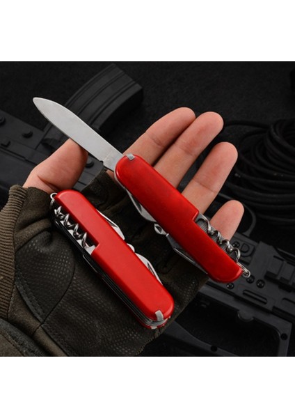 5 In 1 11 In 1 Paslanmaz Çelik Ordu Bıçaklar Çok Fonksiyonlu Katlanır Bıçak Cep Avcılık Açık Kamp Survival Edc Cep Aracı (Yurt Dışından)