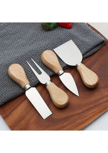 2 Adet Benzersiz Peynir Bıçağı Alet Seti Ahşap Bambu Saplı Paslanmaz Çelik Peynir Bıçağı Seti Peynir Pizza Mutfak Aksesuarları (Yurt Dışından) fiyatları
