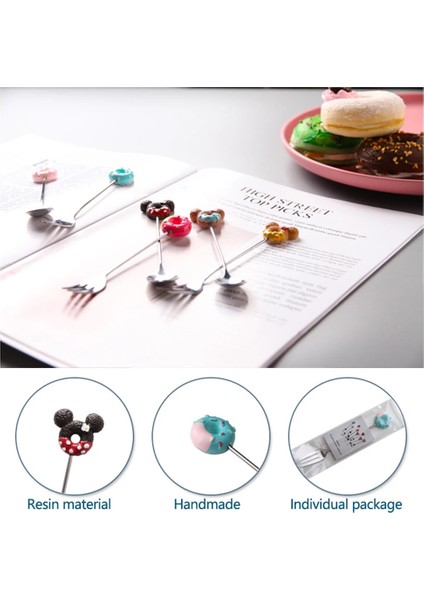 03 Paslanmaz Çelik Çörek Kaşığı Çatal Kahve Kek Tatlı Çay Dondurma Karikatür Çay Kaşığı Karıştırma Kaşığı Şeker Sevimli Çocuk Yemek Takımı (Yurt Dışından) indirimleri