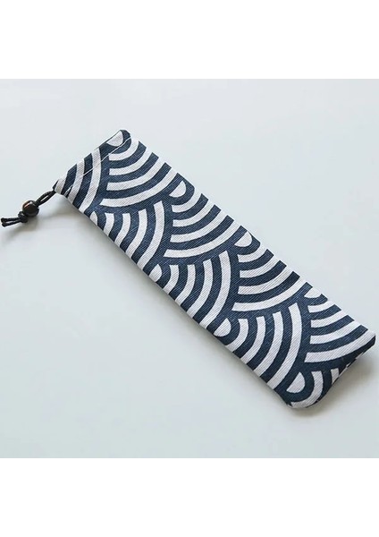 Stil 5 Taşınabilir Çatal Çanta Kumaş Keten Sofra Bıçak Çatal Kaşık Konteyner Balık Çizgili Baskı Japonya Tarzı Yemek Takımı Çantası Seyahat Için (Yurt Dışından)