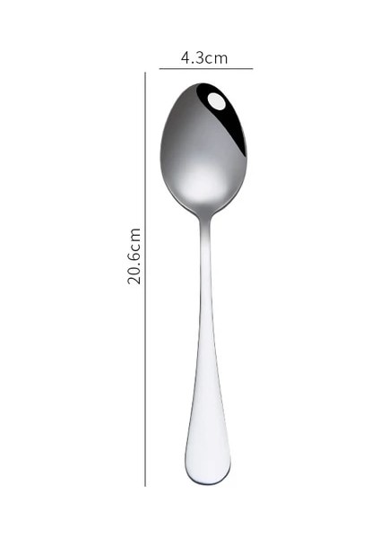 Sharp Spoon1 Paslanmaz Çelik Ev Yemek Takımı Yetişkin Çocuk Buz Kaşığı Meyve Biftek Çatal Bıçak Gümüş Sofra Taşınabilir Batı Çatal Bıçak Takımı (Yurt Dışından)