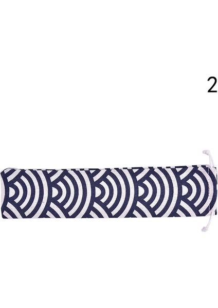 Stil 2 1 Adet Ipli Çanta Taşınabilir Sofra Çantası Pamuk Keten Kaşık Çubuklarını Depolama Çatal Bıçak Takımı Seyahat Yemek Takımı Aksesuarları (Yurt Dışından)