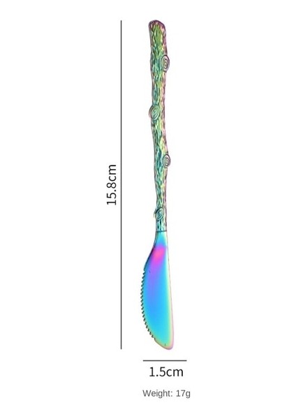 A08 1 Adet Paslanmaz Çelik Bıçak Çatal Vintage Sonbahar Ortası Ay Kek Bıçağı Çatal Tatlı Bıçağı Meyve Çatalı Mutfak Gereçleri Sofra (Yurt Dışından)