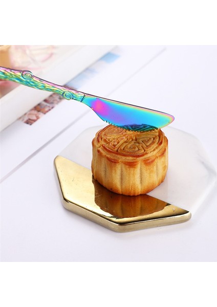 A08 1 Adet Paslanmaz Çelik Bıçak Çatal Vintage Sonbahar Ortası Ay Kek Bıçağı Çatal Tatlı Bıçağı Meyve Çatalı Mutfak Gereçleri Sofra (Yurt Dışından) indirimleri