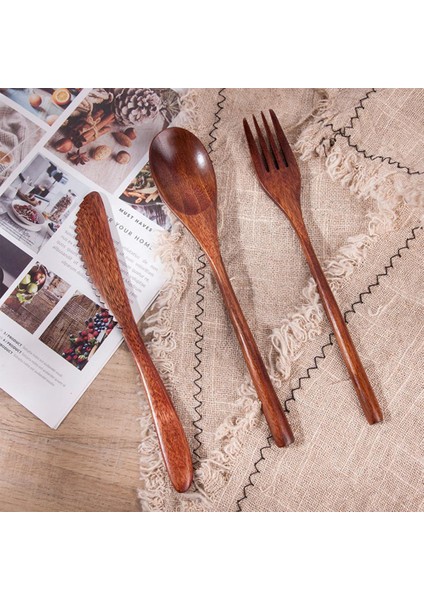 Stil 6 Sıcak Satış Japonya Tarzı Ahşap Sofra Seti Kaşık Çatal Çubuklarını Saklama Kutusu ile Seyahat Çatal Bıçak Kaşık Seti Taşınabilir (Yurt Dışından) modelleri