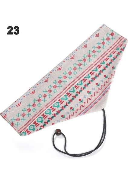 23 Taşınabilir Sofra Çantası Japon Baskı Yeniden Kullanılabilir Içecek Saman Chopstick Çatal Bıçak Takımı Çantası Büzgülü Çanta Çatal Bıçak Takımı Çantası Kaşık Çatal (Yurt Dışından)