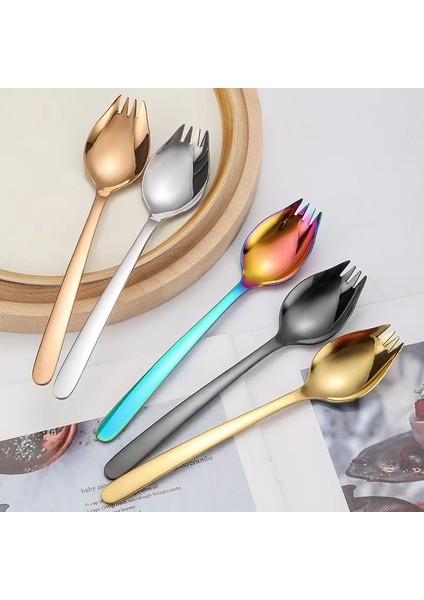 G3 304 Paslanmaz Çelik Salata Kaşığı Çatal Kaşık Seti Kaşık Hediye Çatal Meyve Çatal Çorba Kaşığı Batı Gıda Çatal Kaşık Çocuk Kaşık (Yurt Dışından) fırsatları