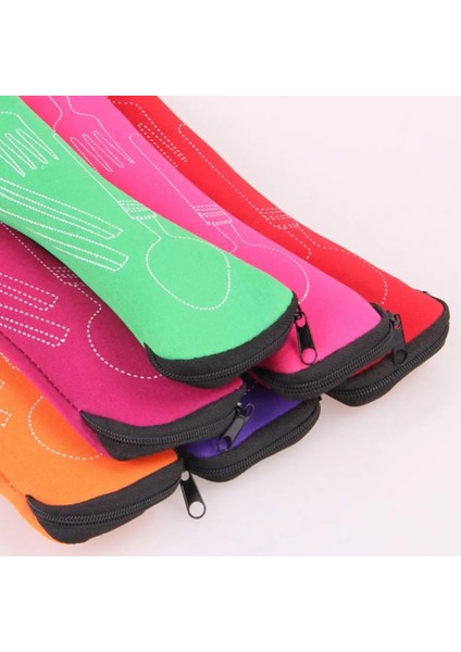 Kırmızı 1 Adet Taşınabilir Sofra Kutusu Kapak Tipi Yıkanabilir Çatal Bıçak Takımı Açık Seyahat Kamp Saklama Çantası Öğrenciler Kaşık Çatal Durumda (Yurt Dışından) indirimleri