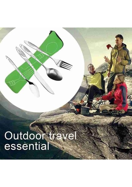 D Taşınabilir Sofra Çantası Yıkanabilir Fermuarlı Seyahat Çatal Bıçak Takımı Çantası Çatal Bıçak Takımı Kese Çubuklarını Kaşık Çantası Kıyafet Saklama Çantası (Yurt Dışından) fırsatları