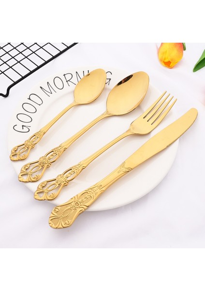 6 Adet Buz Kaşığı 6/24 Adet Gümüş Yemek Takımı Bıçak Seti Meyve Çatalı Kaşık Buz Kaşığı Sofra Takımı Paslanmaz Çelik Çatal Bıçak Takımı Mutfak Gümüş Sofra Seti (Yurt Dışından) modelleri