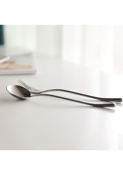 Set B Retro 304 Paslanmaz Çelik Çatal Bıçak Kaşık Seti Batı Yemek Bıçağı Çatal Kaşık Seti Vintage Özel Çatal Meyve Çatalı Kahve Çay Kaşığı (Yurt Dışından) modelleri