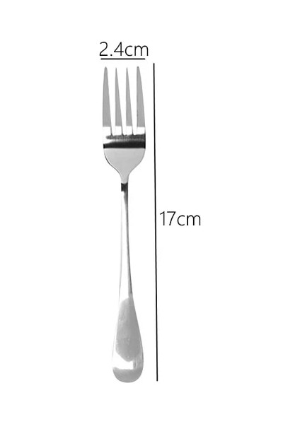 Çatal 3 Paslanmaz Çelik Batı Sofra Çatal Bıçak Takımı Biftek Bıçağı Masa Çatalları Tatlı Kaşıkları Gümüş Yetişkin Çocuk Ev Mutfak Eşyaları (Yurt Dışından)