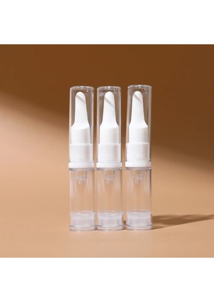 Uzun Pompa 5mlx3 Likit Fondöten Seyahat Şişesi 5ml 10ML 15ML Mini Kozmetik Fondöten Numune Yeniden Paketleme Araçları Havasız Pompa Şişesi Taşınabilir (Yurt Dışından)