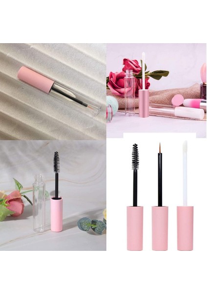 3 Adet 1.5 ml 3 Adet/takım 1.5 Ml/5 Ml/10 ml Boş Pembe Maskara Tüpü Eyeliner Tüpü ve Dudak Parlatıcısı Tüp Dıy Doldurulabilir Örnek Şişe Kozmetik Konteyner (Yurt Dışından) fırsatları