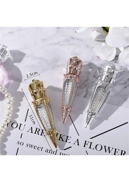 3 x Dağıtıcı Araçları 1 Adet 5 ml Gül Altın Taç Plastik Boş Havuç Dudak Parlatıcı Tüp Kozmetik Değnek Dudak Parlatıcı Ambalaj Kabı Dıy Ruj Tüpü Yeni (Yurt Dışından) indirimleri