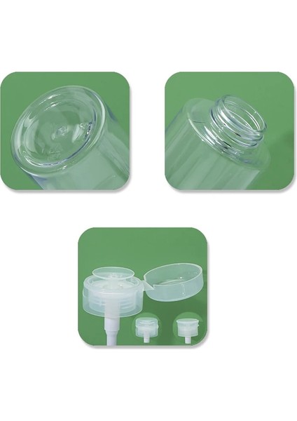 Yeşil 100 ml 100/120/300 ml Tırnak Doldurulabilir Şişeler Boş Basın Pompalı Dağıtıcı Tırnak Sanat Cila Sökücü Temizleyici Makyaj Şişesi Manikür Aracı (Yurt Dışından) fırsatları