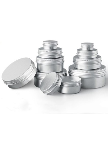 15ML 1 Adet 5ML-250ML Kozmetik Alüminyum Kutular Alüminyum Kutular Gümüş Alüminyum Teneke Kutular Vidalı Üst Yuvarlak Mum Baharat Teneke Kutular Kapaklı Konteynerler (Yurt Dışından) fiyatları