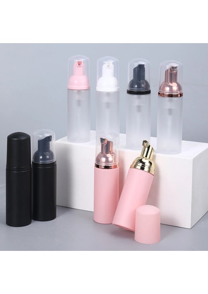 Pembe 1 50 ml Plastik Köpük Pompalı Şişe Doldurulabilir Boş Kozmetik Konteyner Temizleyici Sabun Şampuan Köpük Şişeleri Makyaj Seyahat Şişe (Yurt Dışından)