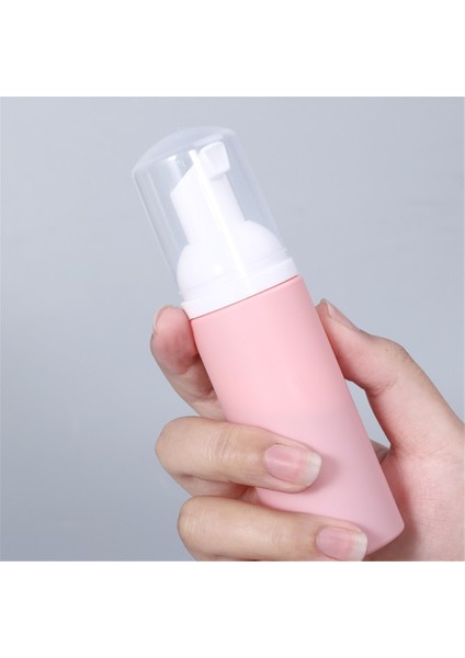 Pembe 1 50 ml Plastik Köpük Pompalı Şişe Doldurulabilir Boş Kozmetik Konteyner Temizleyici Sabun Şampuan Köpük Şişeleri Makyaj Seyahat Şişe (Yurt Dışından)