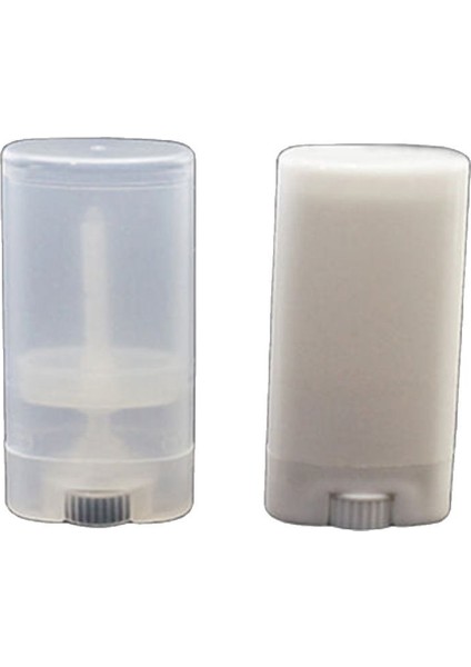Temizle 15ML 5g/ml 15G Oval Yuvarlak Boş Ruj Balsam Tüpü Kapları Deodorant Durumda Şişe Kavanoz Dıy (Yurt Dışından)