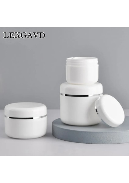 Beyaz 100 ml Plastik 20/30/50/100/150/250 ml Doldurulabilir Şişeler Seyahat Yüz Kremi Losyon Kavanoz Kozmetik Konteyner Beyaz Plastik Boş Makyaj Kavanoz Pot (Yurt Dışından) fiyatları