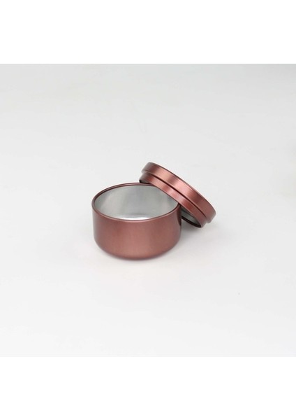 Kahverengi 36 Adet 20 Adet/grup 50G Alüminyum Yuvarlak Kapaklı Kutu Mum Çay Kapları Boş Kavanoz Saklama Kabı Doldurulabilir Krem Kozmetik Konteyner (Yurt Dışından)