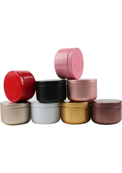 Kahverengi 36 Adet 20 Adet/grup 50G Alüminyum Yuvarlak Kapaklı Kutu Mum Çay Kapları Boş Kavanoz Saklama Kabı Doldurulabilir Krem Kozmetik Konteyner (Yurt Dışından) modelleri