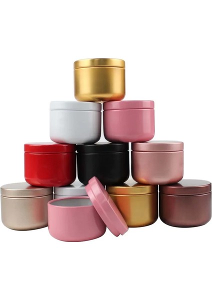 Kahverengi 36 Adet 20 Adet/grup 50G Alüminyum Yuvarlak Kapaklı Kutu Mum Çay Kapları Boş Kavanoz Saklama Kabı Doldurulabilir Krem Kozmetik Konteyner (Yurt Dışından) fırsatları