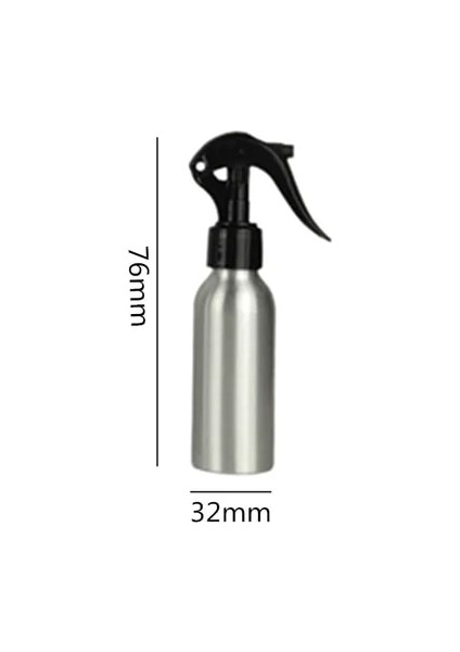 Gümüş 30ML 30ML 50ML 100ML 150ML Taşınabilir Seyahat Siyah Alüminyum Boş Şişe Parfüm Sprey Şişesi Kozmetik Ambalaj Kabı (Yurt Dışından)