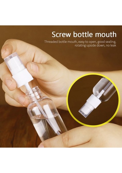 60ML Plastik 1pc Taşınabilir Boş Sprey Dezenfektan Şişeleri Doldurulabilir Şişeler Seyahat Şeffaf Plastik Parfüm Şişesi Toksik Olmayan ve Güvenli (Yurt Dışından) fırsatları