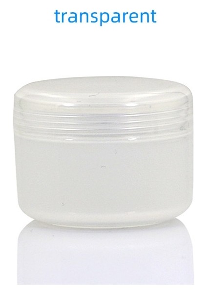 Şeffaf 250G 15 Adet Seyahat Yüz Kremi Losyon Kozmetik Konteyner Gümüş Altın Kenar Siyah Beyaz Plastik Boş Makyaj Kavanoz Pot Doldurulabilir Şişeler (Yurt Dışından)