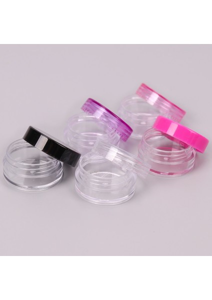 Gül Kırmızı 5 Adet Kozmetik Kavanoz Kutusu Makyaj Kremi Doldurulabilir Şişe Saklama Kabı Konteyner Yuvarlak Şişe Taşınabilir Plastik Şeffaf Kılıf (Yurt Dışından) fiyatları