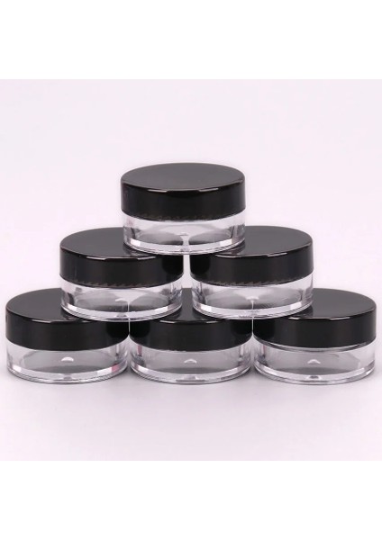 Gül Kırmızı 5 Adet Kozmetik Kavanoz Kutusu Makyaj Kremi Doldurulabilir Şişe Saklama Kabı Konteyner Yuvarlak Şişe Taşınabilir Plastik Şeffaf Kılıf (Yurt Dışından) fırsatları