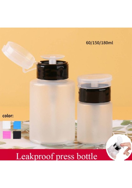 100ML Şeffaf Plastik 60/150/180ML Tırnak Doldurulabilir Şişeler Taşınabilir Boş Basın Pompası Seyahat Dağıtıcı Tırnak Sanat Sökücü Makyaj Şişesi Manikür Aracı (Yurt Dışından) modelleri