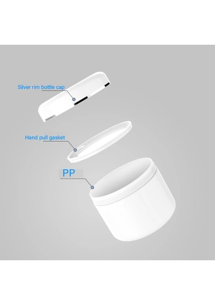 Siyah Altın 10G 15 Adet Seyahat Yüz Kremi Losyon Kozmetik Konteyner Gümüş Altın Kenar Siyah Beyaz Plastik Boş Makyaj Kavanoz Pot Doldurulabilir Şişeler (Yurt Dışından) indirimleri